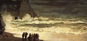 Claude Monet Rough Sea at Etretat Germany oil painting artist